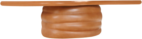 Olive Terracotta Concrete Indoor/Outdoor Coffee Table, 1 Piece