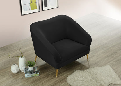 Blair Black Velvet Chair C