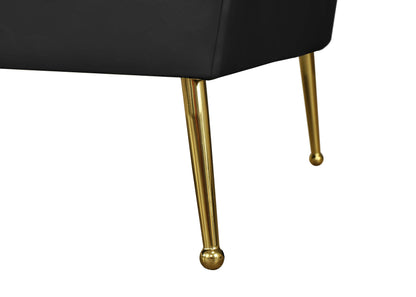 Blair Black Velvet Chair C