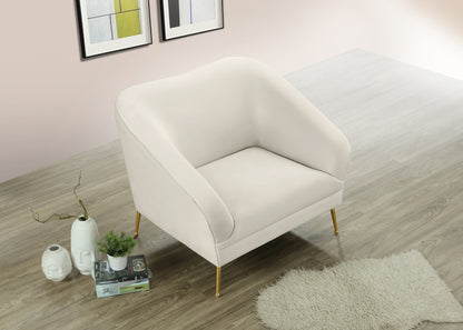 Blair Cream Velvet Chair C