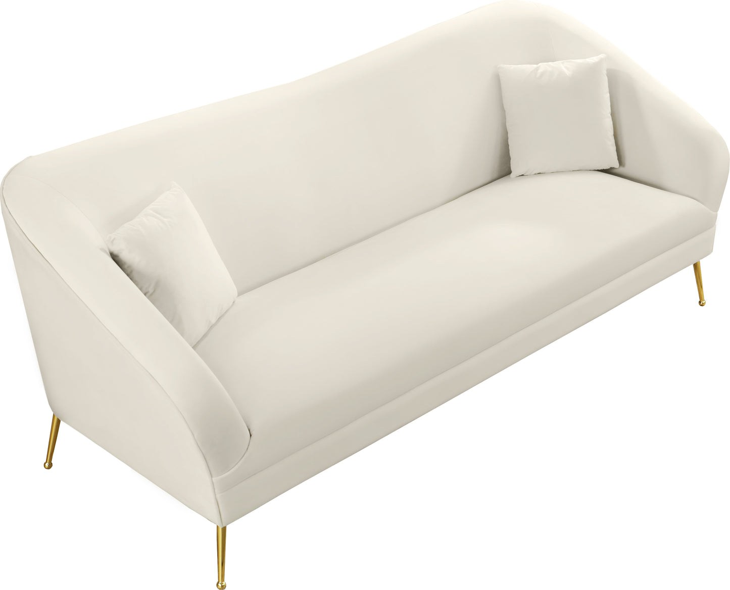 blair cream velvet sofa s