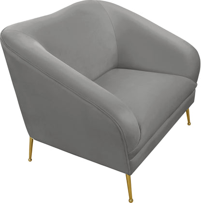 Blair Grey Velvet Chair C