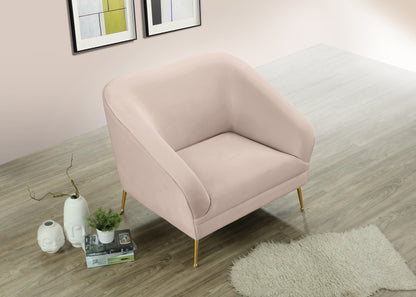 Blair Pink Velvet Chair C