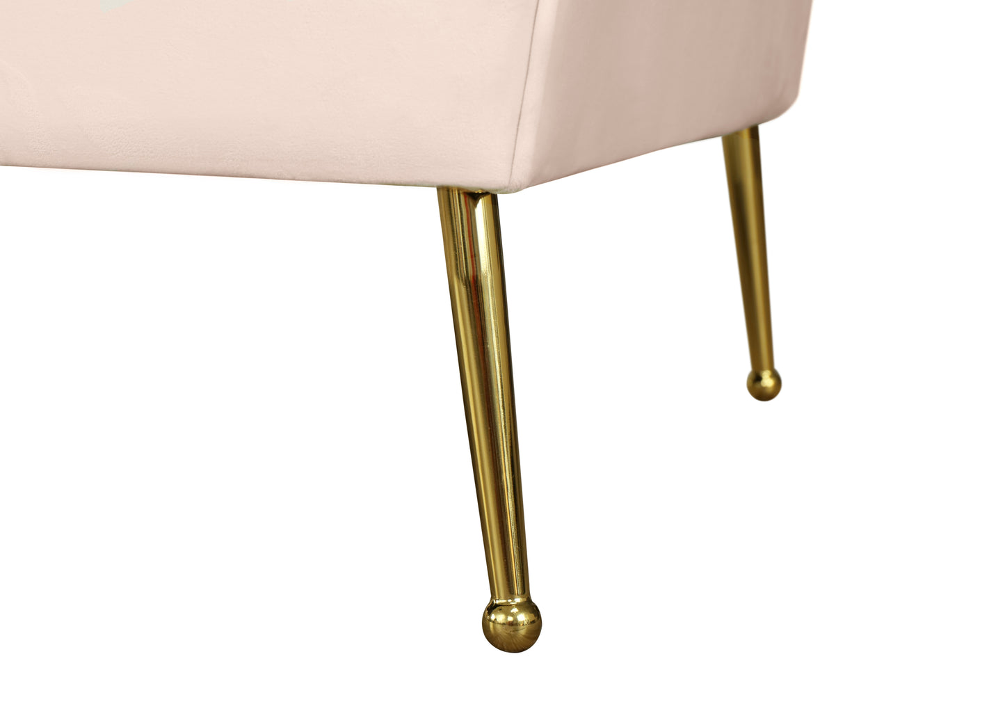 blair pink velvet chair c