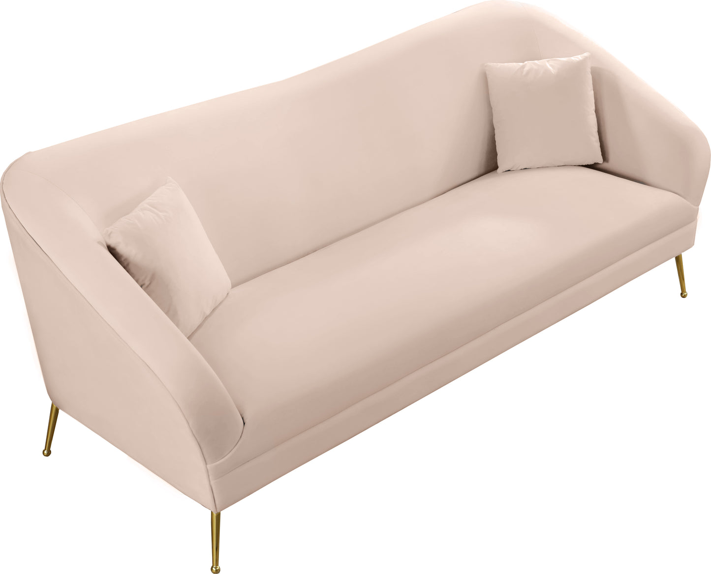 blair pink velvet sofa s