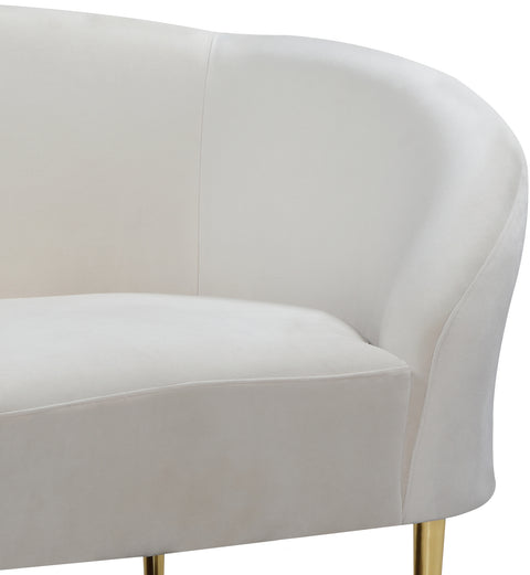 Maddox Cream Velvet Chair C