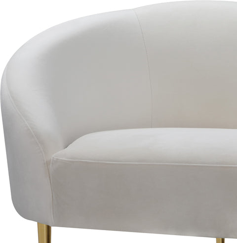 Maddox Cream Velvet Sofa S