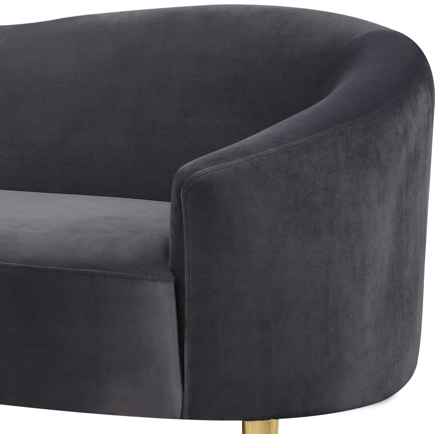 maddox grey velvet sofa s