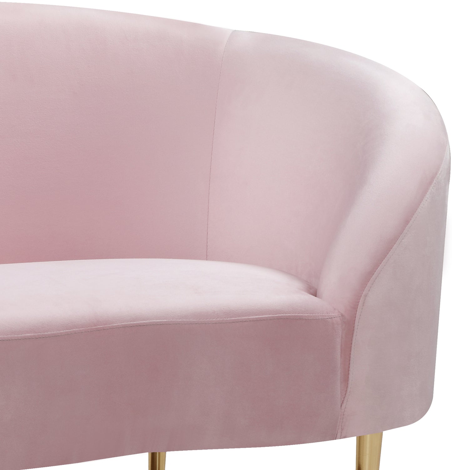 maddox pink velvet chair c