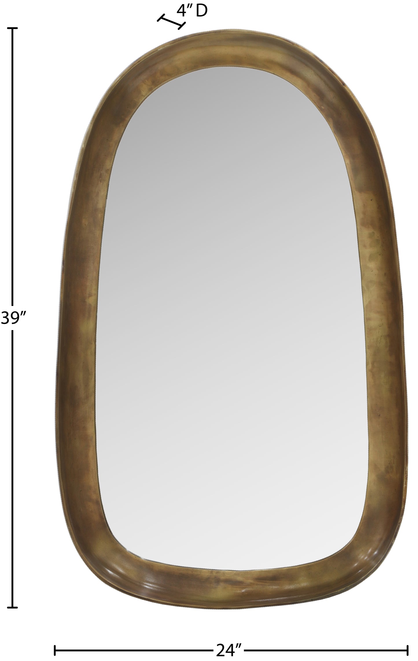 pavilion brass mirror