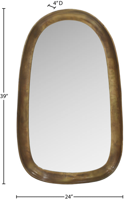 Pavilion Brass Mirror