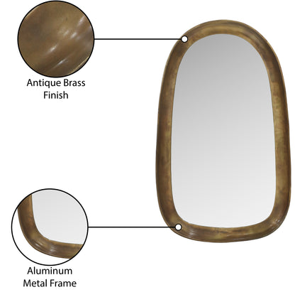 Pavilion Brass Mirror