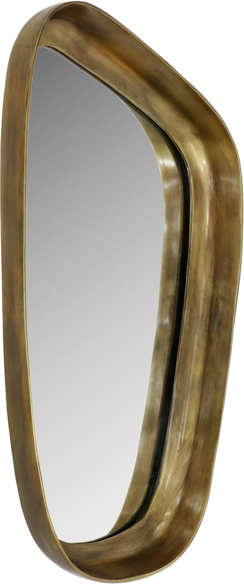 Olive 24" Brass Aluminum Frame Mirror, 1 Piece (Style 2)