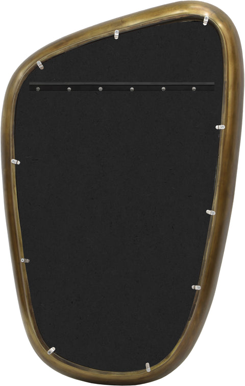 Olive 24" Brass Aluminum Frame Mirror, 1 Piece (Style 2)