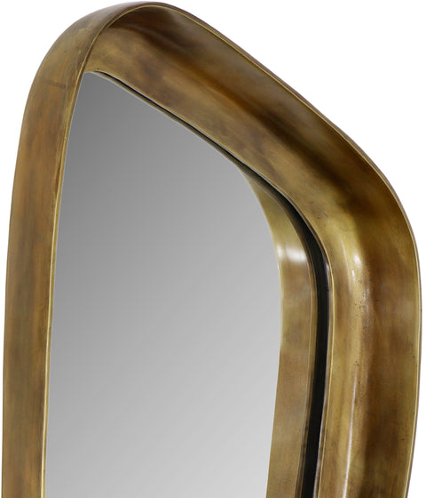 Olive 24" Brass Aluminum Frame Mirror, 1 Piece (Style 2)