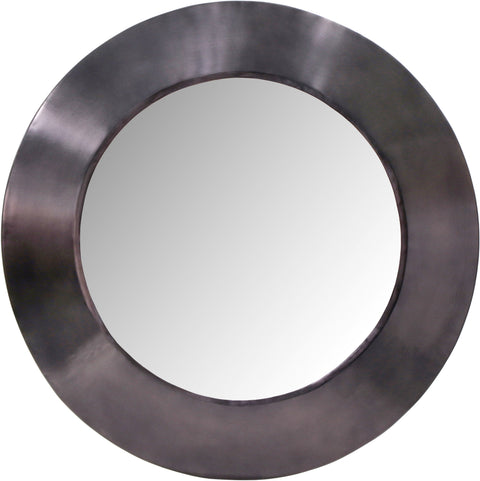 Delaney 36" Black Iron Frame Mirror, 1 Piece
