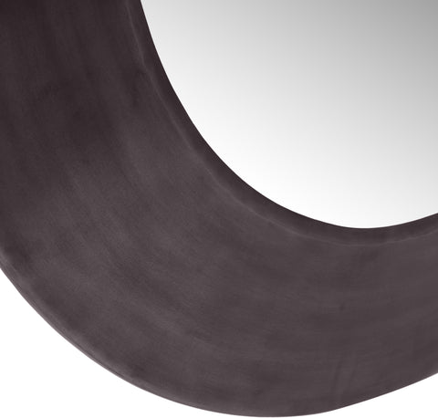 Delaney 36" Black Iron Frame Mirror, 1 Piece
