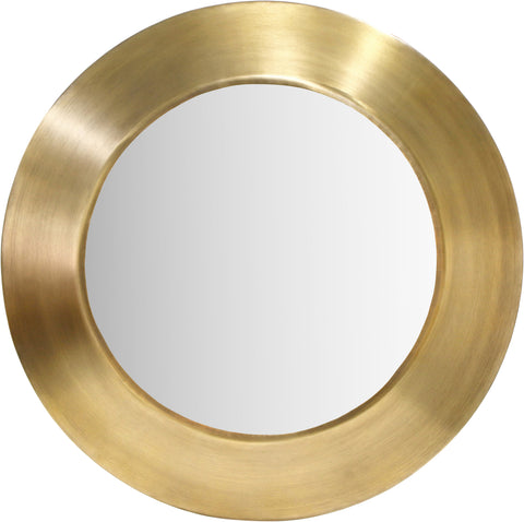 Delaney 36" Gold Iron Frame Mirror, 1 Piece