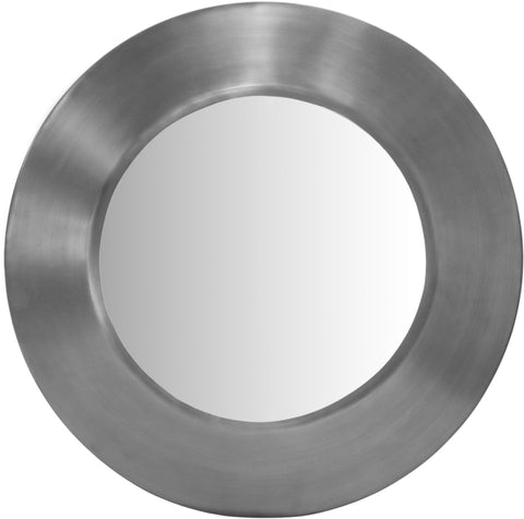 Delaney 24" Silver Iron Frame Mirror, 1 Piece