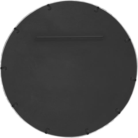 Jessa 36" Silver Iron Frame Mirror, 1 Piece