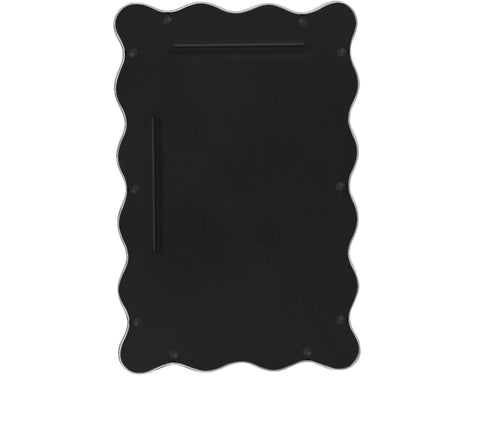 Hadley 24" Silver Iron Frame Mirror, 1 Piece
