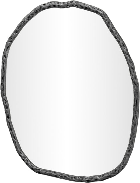 Alden 36" Black Iron Frame Mirror, 1 Piece