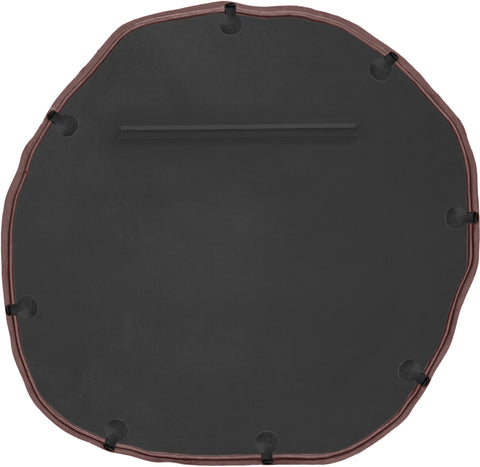Alden 36" Brown Iron Frame Mirror, 1 Piece