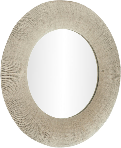 Selene 36" Natural 36" Jute Rope Frame Mirror, 1 Piece