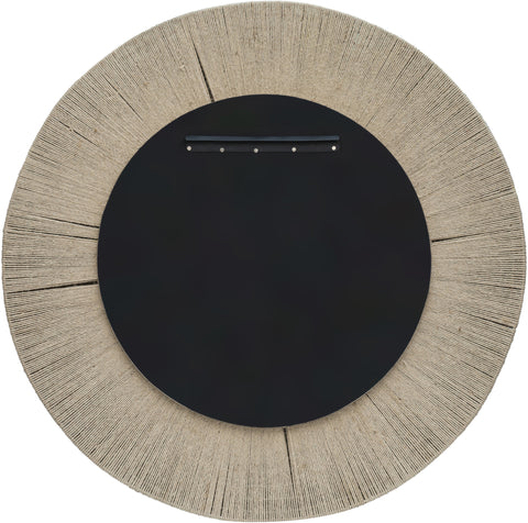 Selene 36" Natural 36" Jute Rope Frame Mirror, 1 Piece