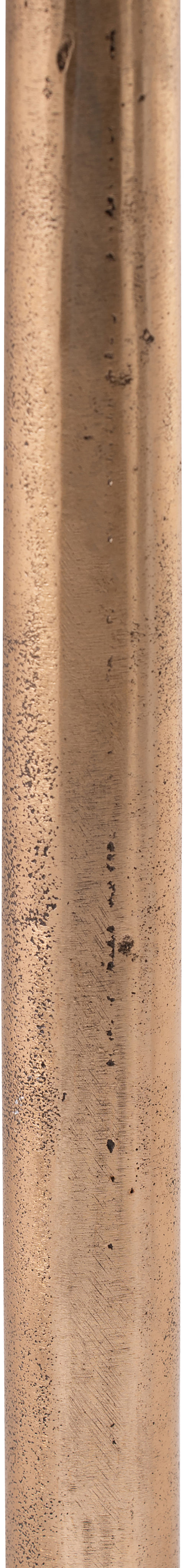 Tessa Brown Genuine Marble Top And Aluminum Base Drink Table, 1 Piece
