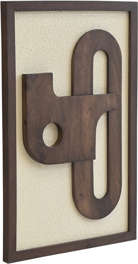 Darcy Brown / Natural Mango Wood Wall Art, 4-Piece