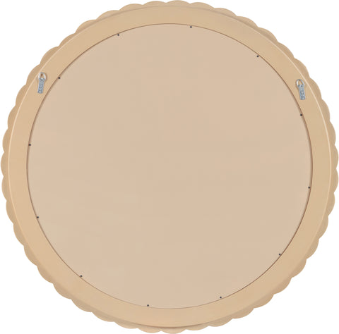 Giselle 40" Natural Oak Veneer Frame Mirror, 1 Piece