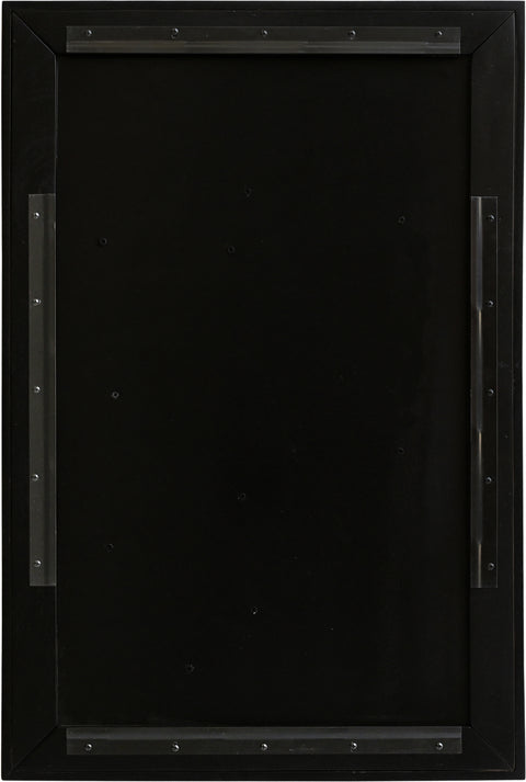 Monroe 24" Black Mango Wood Wall Art, 1 Piece