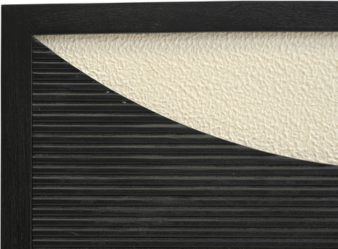Monroe 24" Black Mango Wood Wall Art, 1 Piece