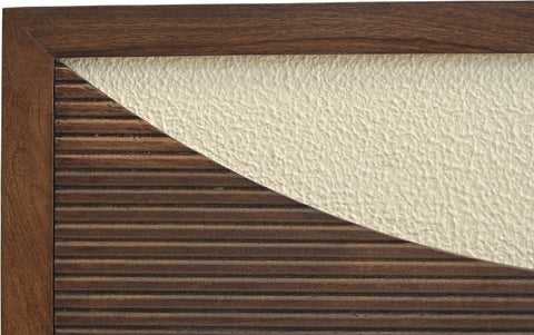 Monroe Brown Mango Wood Wall Art, 4-Piece