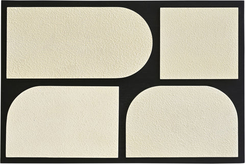 Vale 24" Black Mango Wood Wall Art, 1 Piece