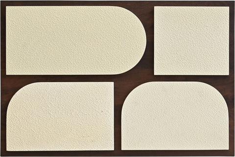Vale 24" Brown Mango Wood Wall Art, 1 Piece