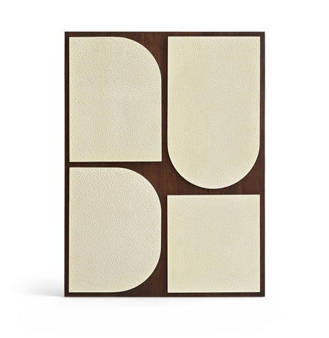 Vale 36" Brown Mango Wood Wall Art, 1 Piece
