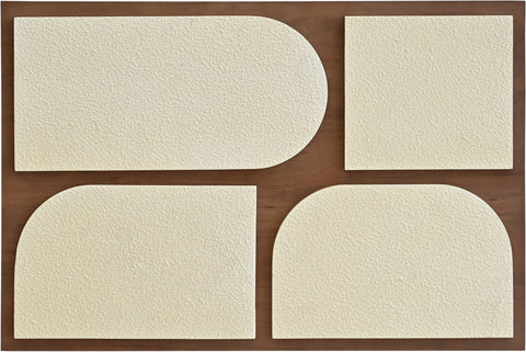 Vale 24" Natural Mango Wood Wall Art, 1 Piece