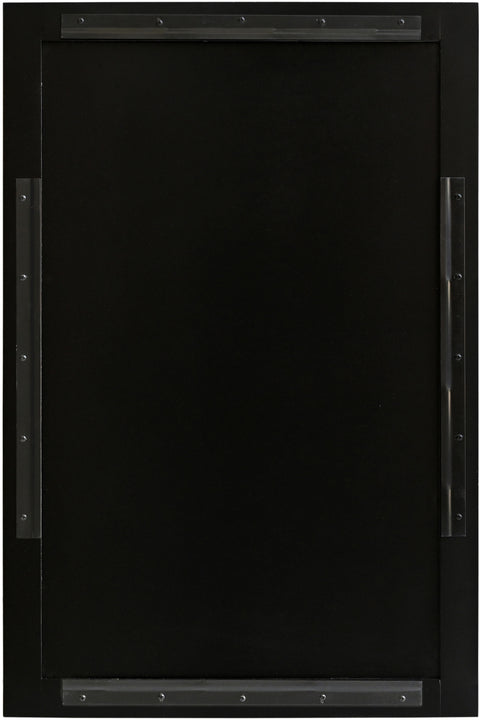 Emory 24" Black Mango Wood Wall Art, 1 Piece