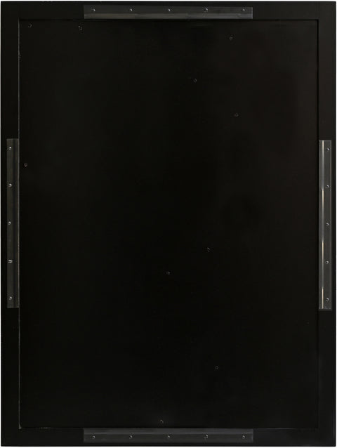 Emory 36" Black Mango Wood Wall Art, 1 Piece
