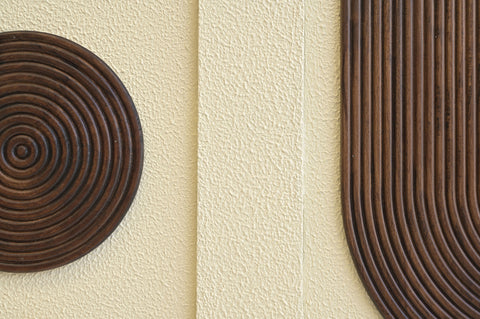 Emory 36" Brown Mango Wood Wall Art, 1 Piece