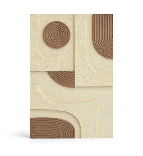 Emory 24" Natural Mango Wood Wall Art, 1 Piece (Style 2)