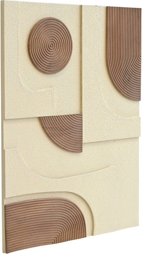 Emory 36" Natural Mango Wood Wall Art, 1 Piece (Style 2)