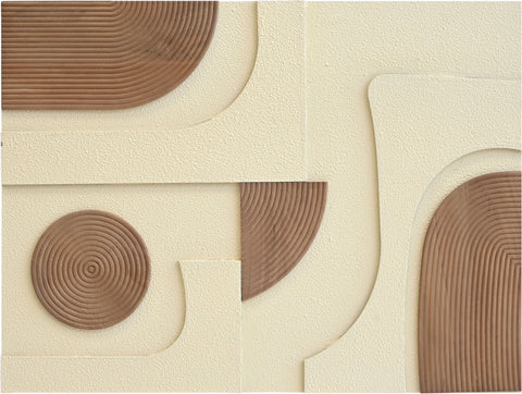 Emory 36" Natural Mango Wood Wall Art, 1 Piece (Style 2)