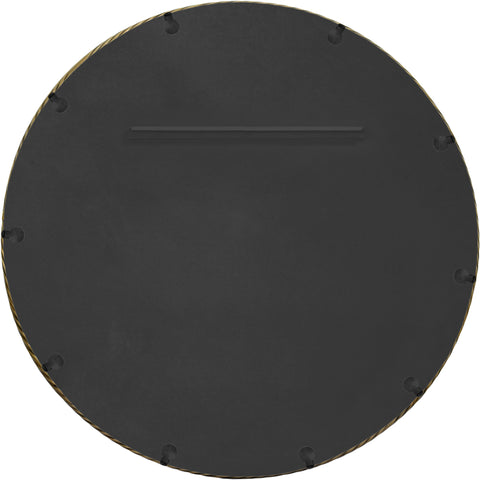 Mira 36" Gold Iron Frame Mirror, 1 Piece