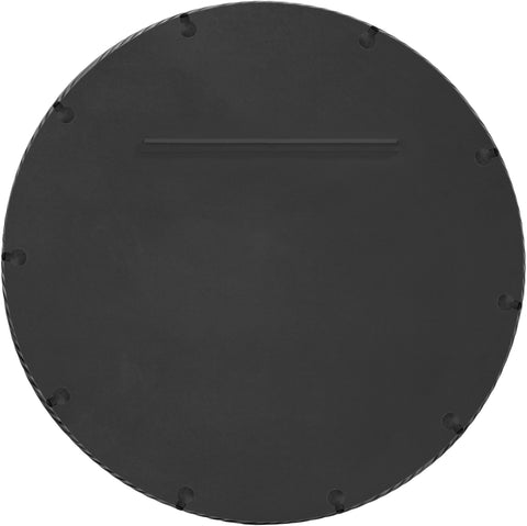 Mira 24" Silver Iron Frame Mirror, 1 Piece