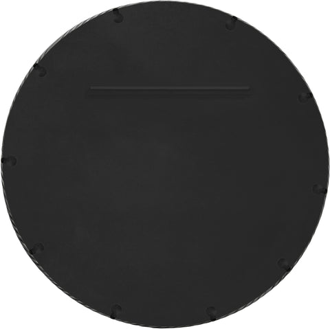 Mira 30" Silver Iron Frame Mirror, 1 Piece