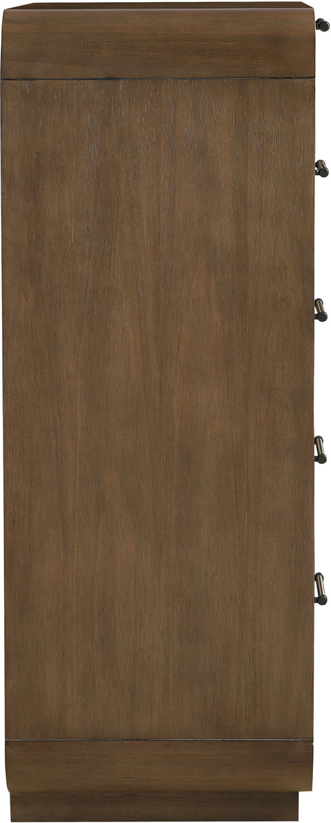 Prescott Brown Natural Cane And Solid Wood Chest, 1 Piece