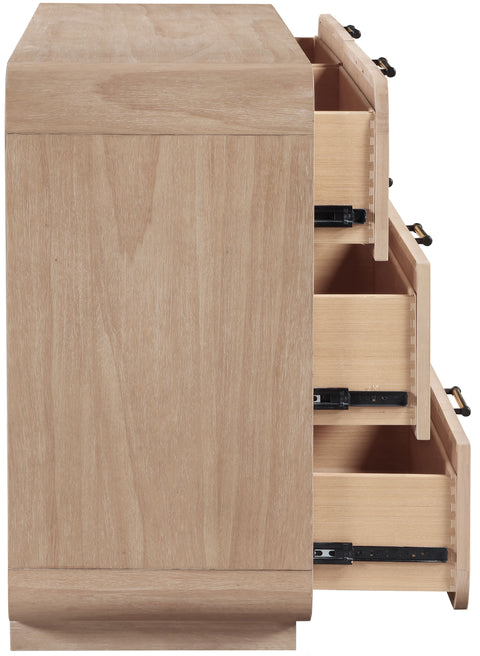 Prescott Natural Natural Cane And Solid Wood Dresser, 1 Piece
